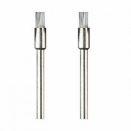 Dremel 443-02 Carbon Steel Brushes, 0.125&quot;, 2-pack-