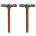 Dremel 530-02 Stainless-Steel Brushes, 0.75&quot;, 2-pack-