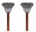 Dremel 531-02 Stainless-Steel Brushes, 0.5&quot;, 2-pack-