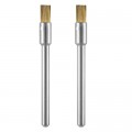 Dremel 537-02 Brass Brushes, 0.125&quot;, 2-pack-