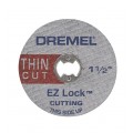 Dremel EZ409 EZ-Lock Thin Cutoff Wheels, 5-pack-