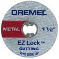 Dremel EZ456 EZ-Lock Metal Cutoff Wheels, 1.5&quot;, 5-pack-