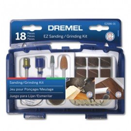 Dremel EZ686-01 18-Piece EZ-Lock Sanding/Grinding Kit-