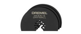 Dremel MM450B Half-Moon Cutting Oscillating Blades, 3&quot;, 3-pack-