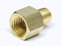 Dwyer 120-BA Brass Reducing Adapter, &amp;frac14;&amp;quot; FPT x &amp;frac18;&amp;quot; NPT-