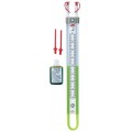 Dwyer 1222-M200-D U-Tube Manometer (100-0-100mm w.c.) using red gauge fluid-