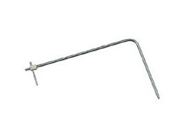 Dwyer 160E-04 Ellipsoidal Tip Pitot Tube, 1 m insertion length-