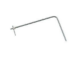 Dwyer 160E-04 Ellipsoidal Tip Pitot Tube, 1 m insertion length-