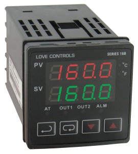 Dwyer 16B-53-LV Temperature/Process Controller, <sup>1</sup>&amp;frasl;<sub>16</sub> DIN, 24 V DC-