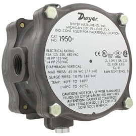 Dwyer 1950-02-2S Explosion-Proof Differential Pressure Switch (.03-.10&quot; w.c.)-