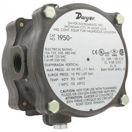 Dwyer 1950-5-2F Explosion-Proof Differential Pressure Switch (1.4-5.5" w.c.)-