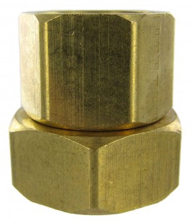 Dwyer 199S-D Brass Swivel Connector, &amp;frac34;&amp;quot; fght to &amp;frac12;&amp;quot; fNPT-