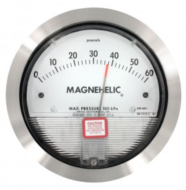 Dwyer 2000-60PA-HA Pressure Gauge, 0 to 60 Pa-