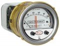 Dwyer 43002B Capsu-Photohelic Pressure Switch/Gauge (0-2.0" w.c.), Brass Body-
