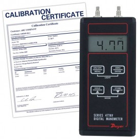 Dwyer 477AV-4 Digital Manometer, 0 to 10 psi,-