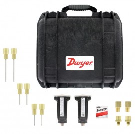 Dwyer 490W-6-HKIT Hydronic Differential Pressure Manometer with Wireless Sensors-