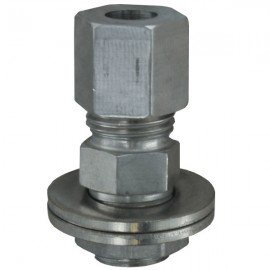 Dwyer A-307-SS Stainless Steel Static Pressure Fitting for 1/4" Metal Tubing Connection-
