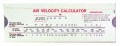 Dwyer A-532 Air Velocity Calculator Slide Chart-