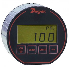 Dwyer DPG-000 Digital Pressure Gauge (-14.70-0 psig) with 0.5% Accuracy-