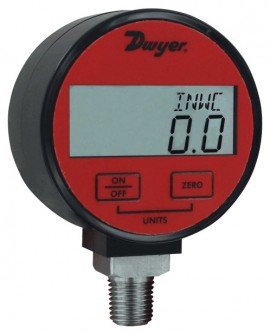 Dwyer DPGAB-05 Digital Pressure Gauge (0 to 15 psi) for Air/Gas with 0.5% Accuracy-