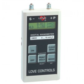 Dwyer HM28D3B10000 Digital Manometer (0-10&quot;w.c./2.5 kPa) with 0.2% f.s. Accuracy-