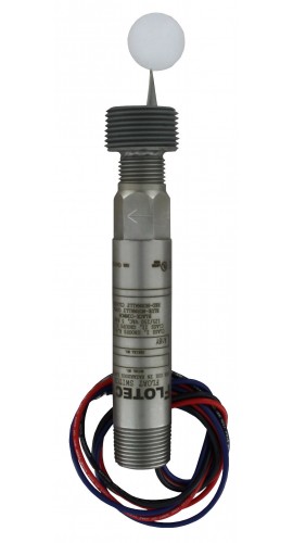 Dwyer L6EPB-B-S-3-C Liquid Level Switch, Brass Housing, 304 SS Float-