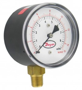 Dwyer LPG3-D8622N Low Pressure Gauge (0-100"w.c.)-