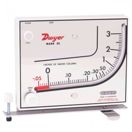 Dwyer MARK II 41-600PA Inclined Manometer (20-0-600 Pa) using Blue Gauge Fluid-