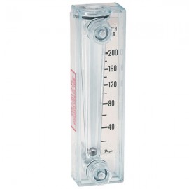 Dwyer MMF-2-PV Flow Meter, Mini-Master, 0.2/2 SCFH Air-