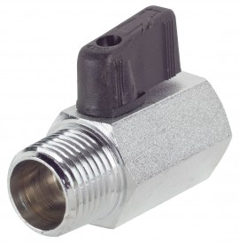 Dwyer MVB-WM2 Ball Valve, Wedge Handle, 1/4", Male/Female-