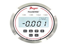 Dwyer RPME-C-015 Room Pressure Monitor, -1 to 0 to 1&amp;quot; wc-