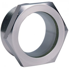 Dwyer SFI-550-3/4 Sight Window, 3/4" NPT, Plated Steel-