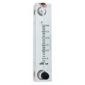 Dwyer VFB-65-BV Flow Meter, 4" Scale, 0.2-4 LPM Air, Brass Valve-