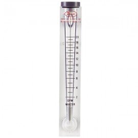 Dwyer VFC-133 Flow Meter, 5&quot; Scale, 300-2800 LPM Air-