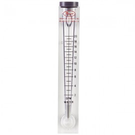 Dwyer VFC-153 Flow Meter, 5" Scale, 10-75 LPM Water-