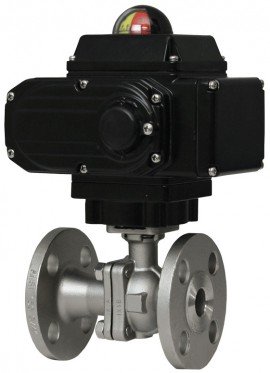 Dwyer WE07-GMD01-T-A Flanged Stainless Steel V-Ball Valve, 1-1/2&amp;quot; NEMA 4X Modulating-
