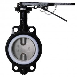 Dwyer WE20-IHD00-WE Manual Wafer Style Butterfly Valve (12") with EPDM Liner-