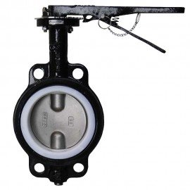 Dwyer WE20-IHD00-WE Manual Wafer Style Butterfly Valve (12") with EPDM Liner-