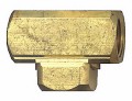 Dwyer X101-B Brass Pipe Extruded Tee, &amp;frac14;&amp;quot;-