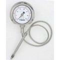 Dynisco PG441R-10M-6 Mechanical Pressure Gauge, rigid snout, 6&amp;quot;-