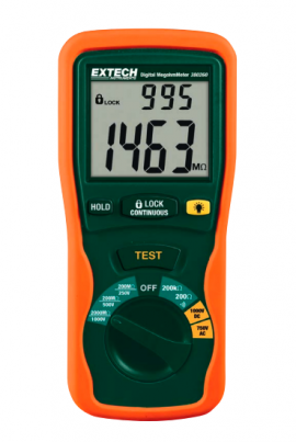 Extech 380260 Autoranging Digital Megohmmeter, 1000 V-