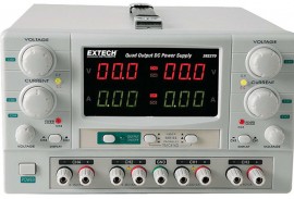 Extech 382270-E Quad Output DC Power Supply with EU power cord-