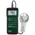 Extech 407113 Heavy Duty CFM Metal Vane Anemometer, -