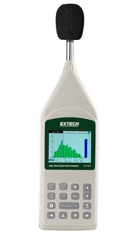 Extech 407790A-NIST Octave Band Analyzer, real time,-
