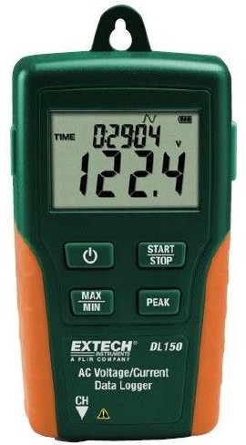 Extech DL152 datalogger, single channel, trms/220v-