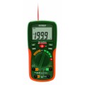 Extech EX210-NISTL Mini Digital Multimeter with IR Thermometer, 600V AC/DC,  -
