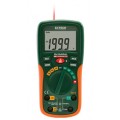 Extech EX210-NISTL Mini Digital Multimeter with IR Thermometer, 600V AC/DC, with Limited NIST Traceable Certificate-