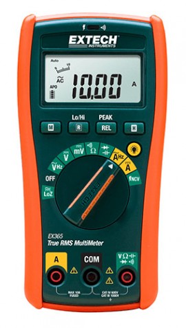 Extech EX365 True RMS Multimeter with 10 Functions + NCV-