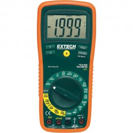 Extech EX411 True RMS Manual Ranging Multimeter, 8 Functions-