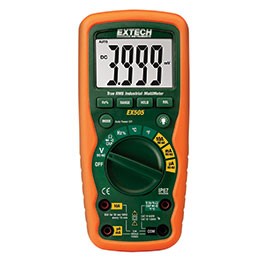 Extech EX505-NIST CAT IV Heavy Duty True RMS Industrial Multimeter,-